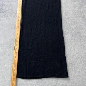 Carly Jean Los Angeles‎ Black Wide Leg Drawstring Lounge Pants Medium USA Made thumbnail 7