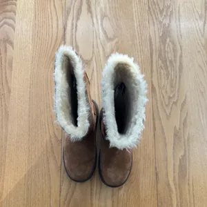UGG Klarissa Chestnut Leather‎ Thinsulate Shearling High Boots Size 6 thumbnail 5