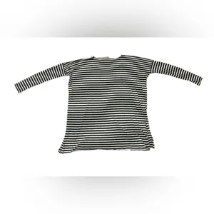 Free People Beach One Body Un Corp Green Striped Oversized Tunic Top Long Sleeve thumbnail 9