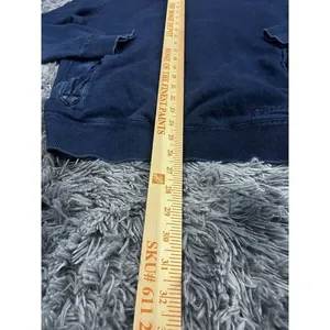 Abercrombie & Fitch Size Medium Navy Blue‎ Hoodie Pouch Hoodie. thumbnail 5