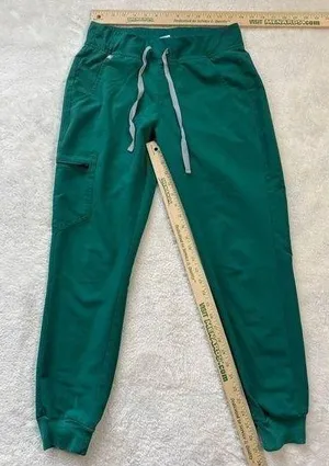 Figs Medical Healthcare Jogger Scrub Pants in Green Women's Size S thumbnail 1
