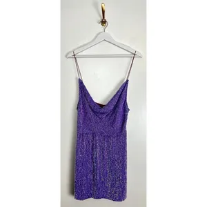 Retrofête Jill Sequin Minidress in Iridescent Size Large NWT thumbnail 6