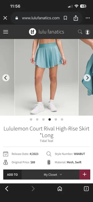lululemon skirt  thumbnail 3