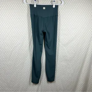 Vuori Blue High‎ Rise Rib Studio Leggings thumbnail 4