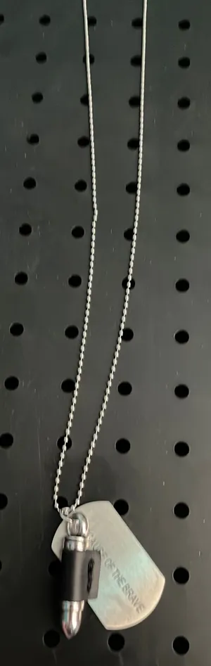 Proud patriot black necklace thumbnail 1