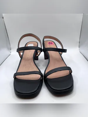 Madewell The Cherelle Slingback Heeled Sandal black size 10 thumbnail 4