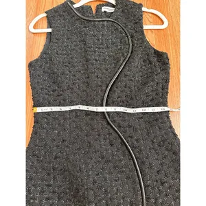 Amanda Uprichard Tweed Black Mini Dress size Small thumbnail 5