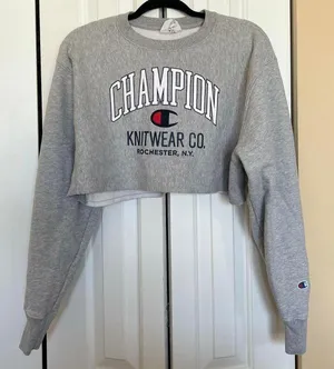 Champion Cropped Crewneck thumbnail 1