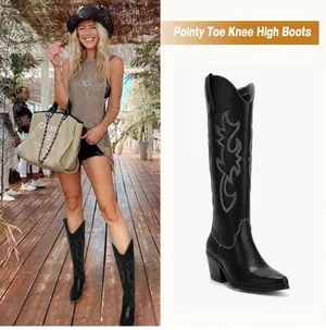 Amazon Black Cowboy Boots thumbnail 2