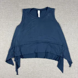 Ododos Tank Top Womens Small Blue Asymmetrical Hem Lightweight Athletic Yoga thumbnail 1