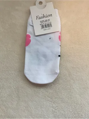 White Cotton Lilo & Stitch Crew Socks thumbnail 2