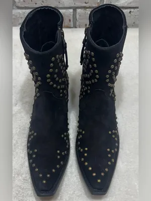 Ariat Siren X Toe Western Boot Black Suede Size 7 thumbnail 4