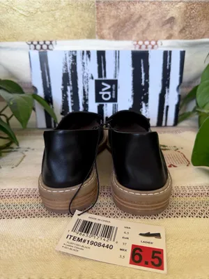 NEW DV Dolce Vita Crashback Faux Leather Black Loafer Low Heel Shoes, Size 6.5 thumbnail 6