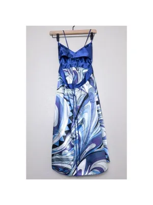 Y2K Forever 21 Groovy Satin Cutout Mini Dress XS Tie Open Back 90s Retro Vintage thumbnail 7
