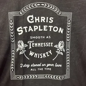 Chris Stapleton Tennessee Whiskey Black T-Shirt XL thumbnail 2