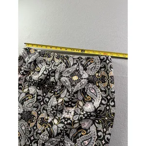 Loft Womens 12 (32x22) Pencil Skirt Textured Twill Old Money Preppy‎ Paisley thumbnail 7