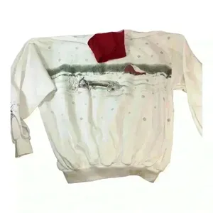 90s Nature Village View Oversized Sweatshirt Vintage Art Size XL Women thumbnail 3