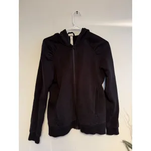 Lululemon Scuba Hoodie Full Zip Black Cotton Fleece Sweatshirt Womens 6 thumbnail 2