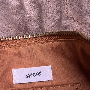 Aerie Tan Suede Heart-Studded Shoulder Bag thumbnail 3