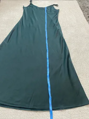 House of Harlow 1960 Emerald Satin Slip Dress Size M thumbnail 11