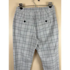 Zara Pants Womens Size S Plaid Tapered Elastic Waist Pull On Trousers Checkered thumbnail 6