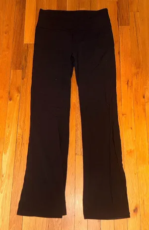 Lululemon Groove Pant Flare Leggings Nulu Navy size‎ 10 thumbnail 1