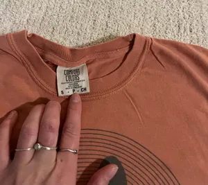 Comfort Colors Smiley Face T-Shirt thumbnail 4