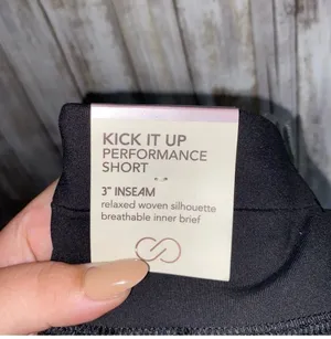 Calia by Carrie NWT Kick It Up Performance Shorts in black •XXL thumbnail 7