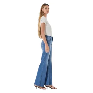 Rolla's Eastcoast Flare Jeans High Rise Wide Leg Blue 25‎ thumbnail 2