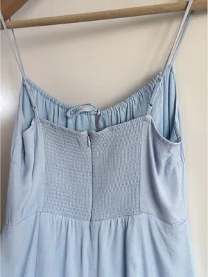 Sunday Best Delilah Dress Sky Blue ECOVERO Mini Dress Size M Aritzia thumbnail 13