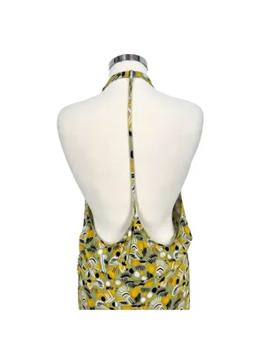 Free People Daria Floral Halter Holiday Maxi Dress Size Large NWOT Resortwear thumbnail 6