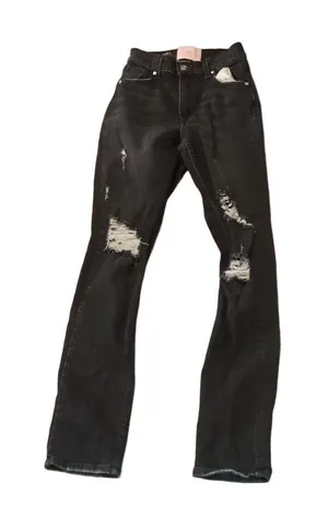 Revice black distressed skinny jeans size 25 thumbnail 1
