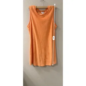 Beyond Yoga OUT OF TOWN Dress Terry Sleeveless Mini WOMEN M ORANGE DREAM‎ thumbnail 5