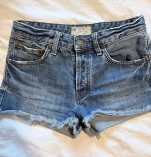 Free People Jean Shorts thumbnail 1