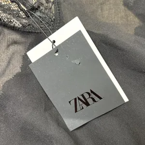 ZARA Black Open Back Semi-Sheer Bodysuit Lingerie Size Medium NEW w TAGS thumbnail 2