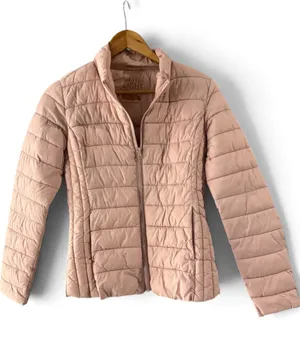Women's Love Tree Puffer Jacket Size S Pink thumbnail 1