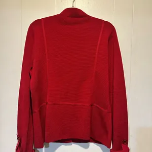 Vintage‎ red cardigan size m thumbnail 3