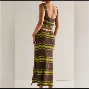 FREE PEOPLE Beach Cover up DONNI Sweater Set Crochet Skirt size small thumbnail 3
