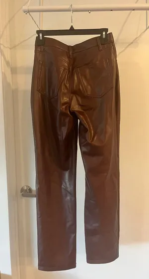 Abercrombie Faux Leather Pants thumbnail 4