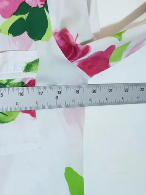 Kate Spade Pink Floral Cotton Pajama Set Size Small thumbnail 8