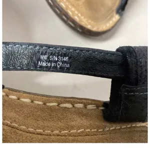 UGG‎ Black Sling back Sandals Wedge Heels Summer Comfort Canvas Stretch Sz 10 thumbnail 8
