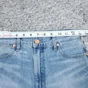 Wrangler Wrock 672 High Rise Kick Flare Jeans Light Wash Blue Cowgirl Size 25x28 thumbnail 11