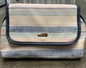 Scunci Striped Valet Organizer Makeup Bag. Multiple thumbnail 1