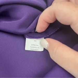 Anthropologie Sincerely Mary Womens SZ Medium Purple Long‎ Sleeve Tunic Top Boho thumbnail 3