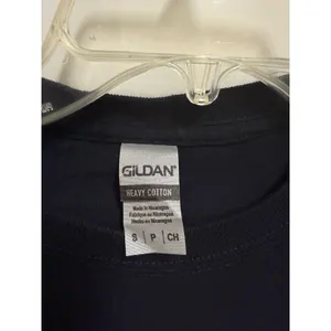 Gildan Black Graphic T-Shirt One Does Not Stop Buying Books Women Small thumbnail 4