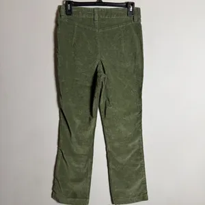 Free People High Time Velvet Kick Flare Pants Women's 6 Chive Green Festival NWT thumbnail 11