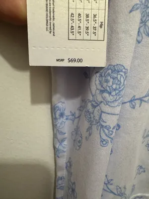 Tahari floral soft and cozy short pajama set size M thumbnail 6