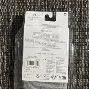 Alo Yoga Unisex Scrunch Sock Athletic Heather Grey Size Medium NEW thumbnail 4