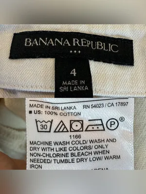 Banana Republic Womens Shirt Beige Peplum Square Neck Sleeveless Cotton Size 4 thumbnail 8
