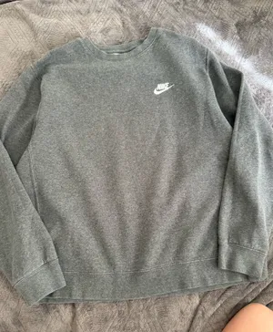 Grey Nike Crewneck Sweatshirt thumbnail 1